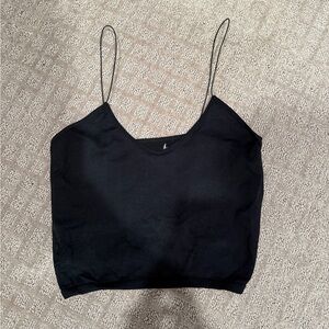 Free People Black Sleeveless Top